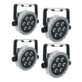 4x Showtec Compact Par 7 Q4